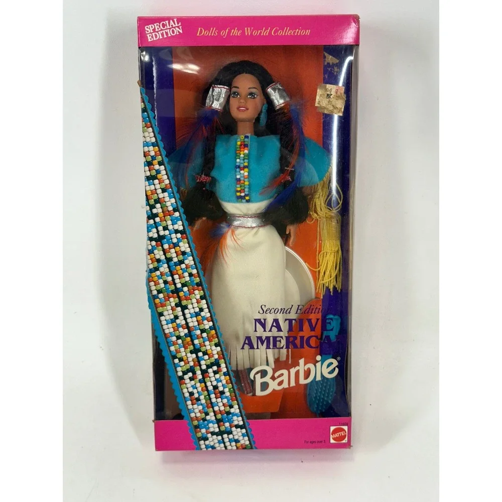 Native‎ American Barbie 2nd Edition Dolls of the World 1993 Mattel 11609 Vintage